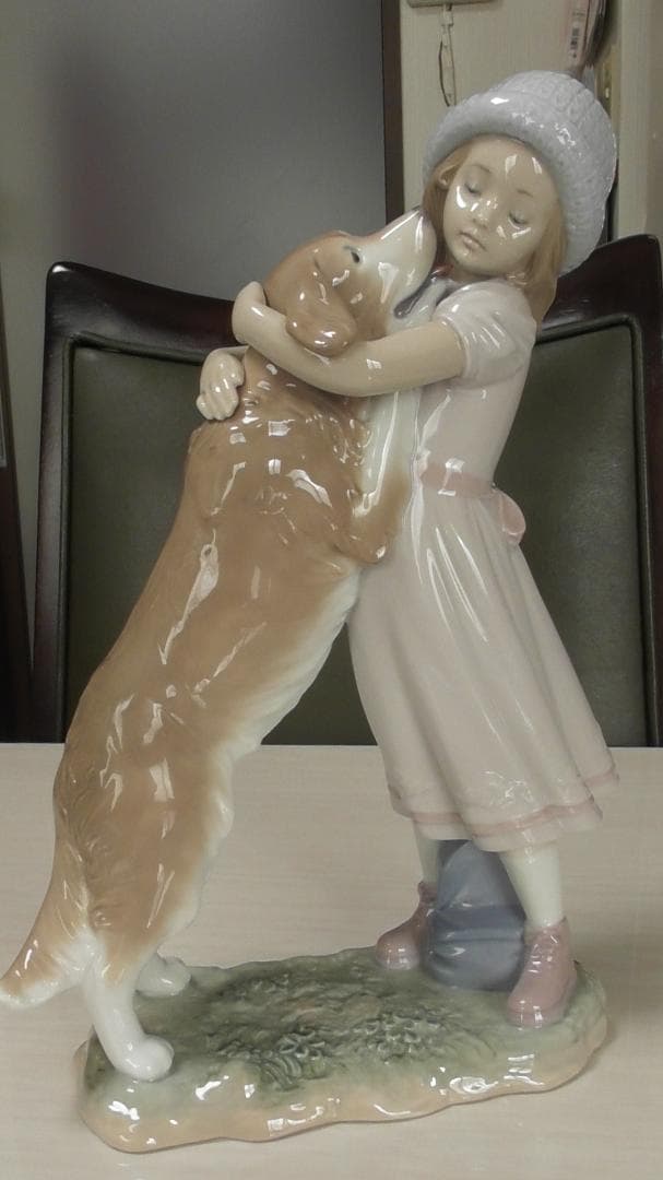 LLADRO　リヤドロ　【待ってたよ】６　リアドロ　人気アイテム　Ｌ553