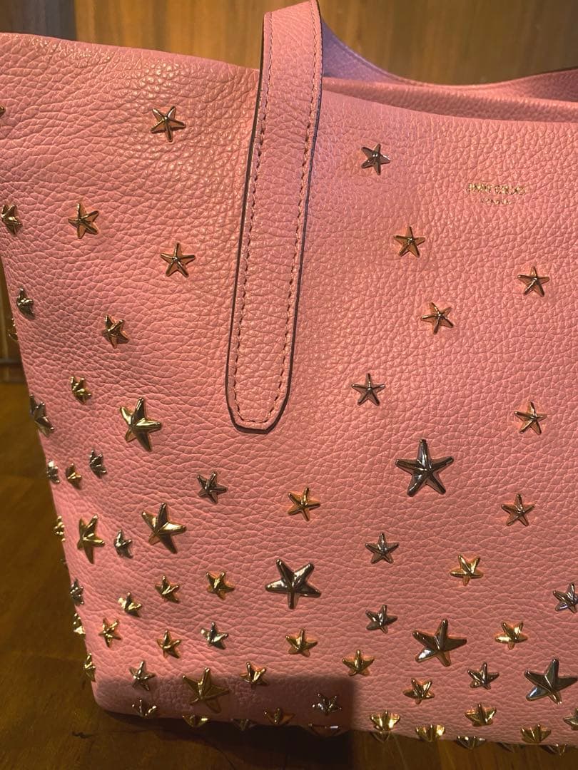 売*い様 ジミーチュウ トートバッグ SOFIA ソフィア S スタッズ レザー