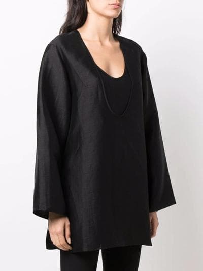 TOTEME Layered Neck Blouse トーテム ブラウス