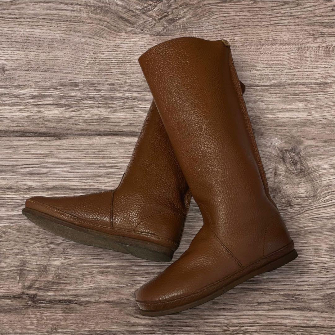 未使用級✨ 入手困難 KOOS ルーカスL ロングレザーブーツ 38 希少