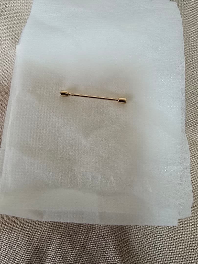 【未使用】Shihara　Twist pin　ダイヤモンド ピアス　18K