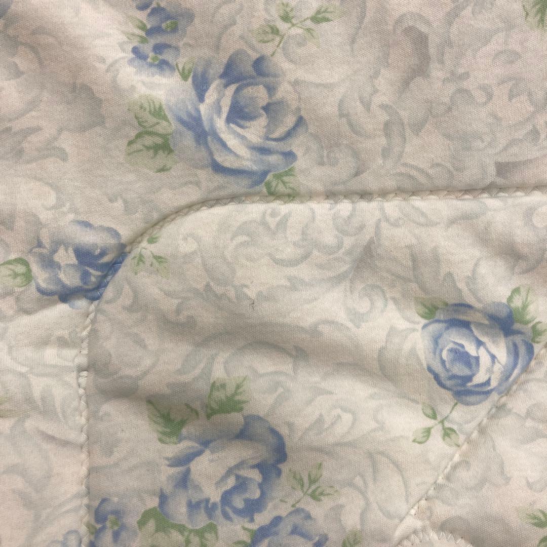 美品　丸八真綿　ロングセラー敷き布団　羊毛パットシングルサイズ　敷きカバー付き