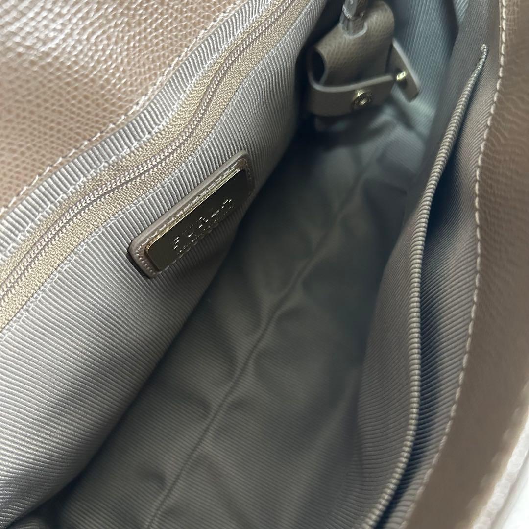 極美品✨　FURLA メトロポリス サッチェルS 2wayショルダーバッグ