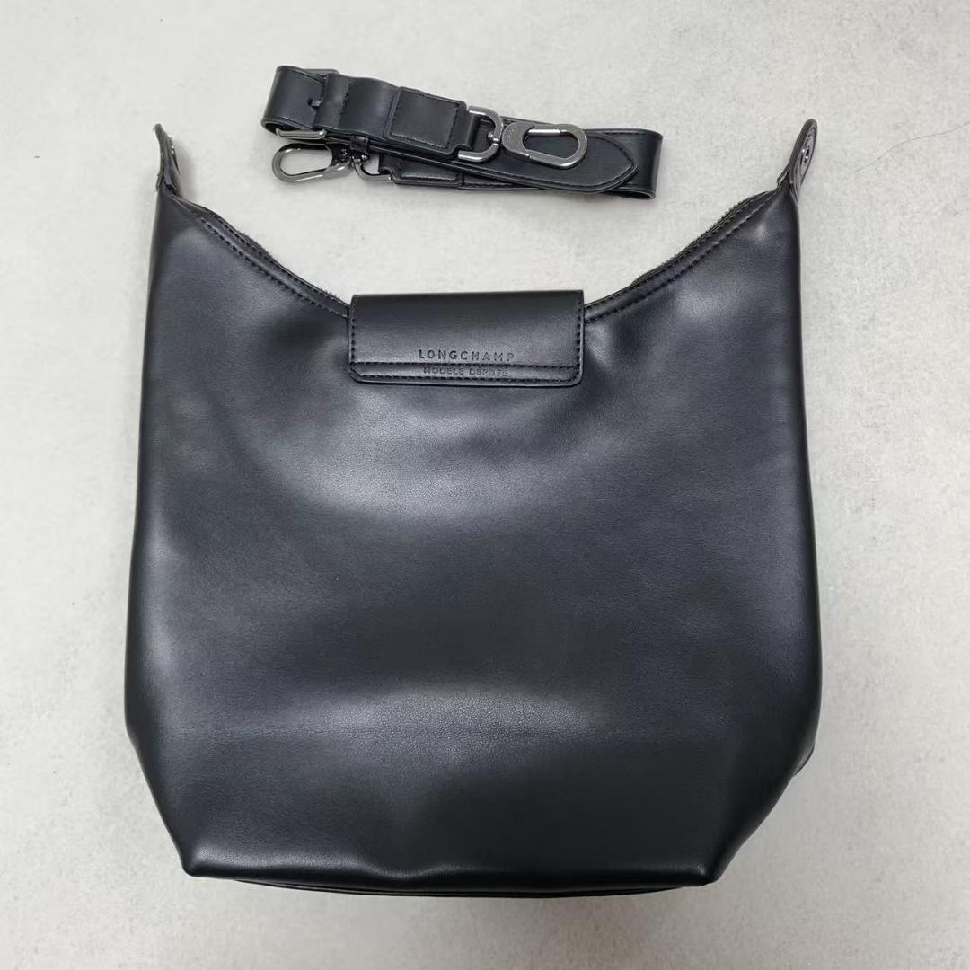 LONGCHAMP HOBO ロンシャン ショルダーバッグ ブラック