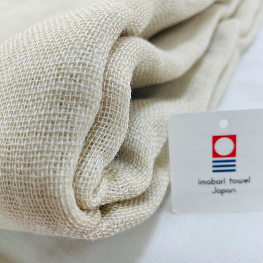 今治5重ガーゼケット シングル ベージュ×1枚，パットシーツ　シングル×1枚