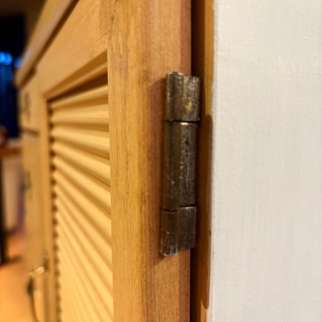 【 フランス 調 ビンテージ 木製 チェスト】真鍮取っ手 キャスター付き