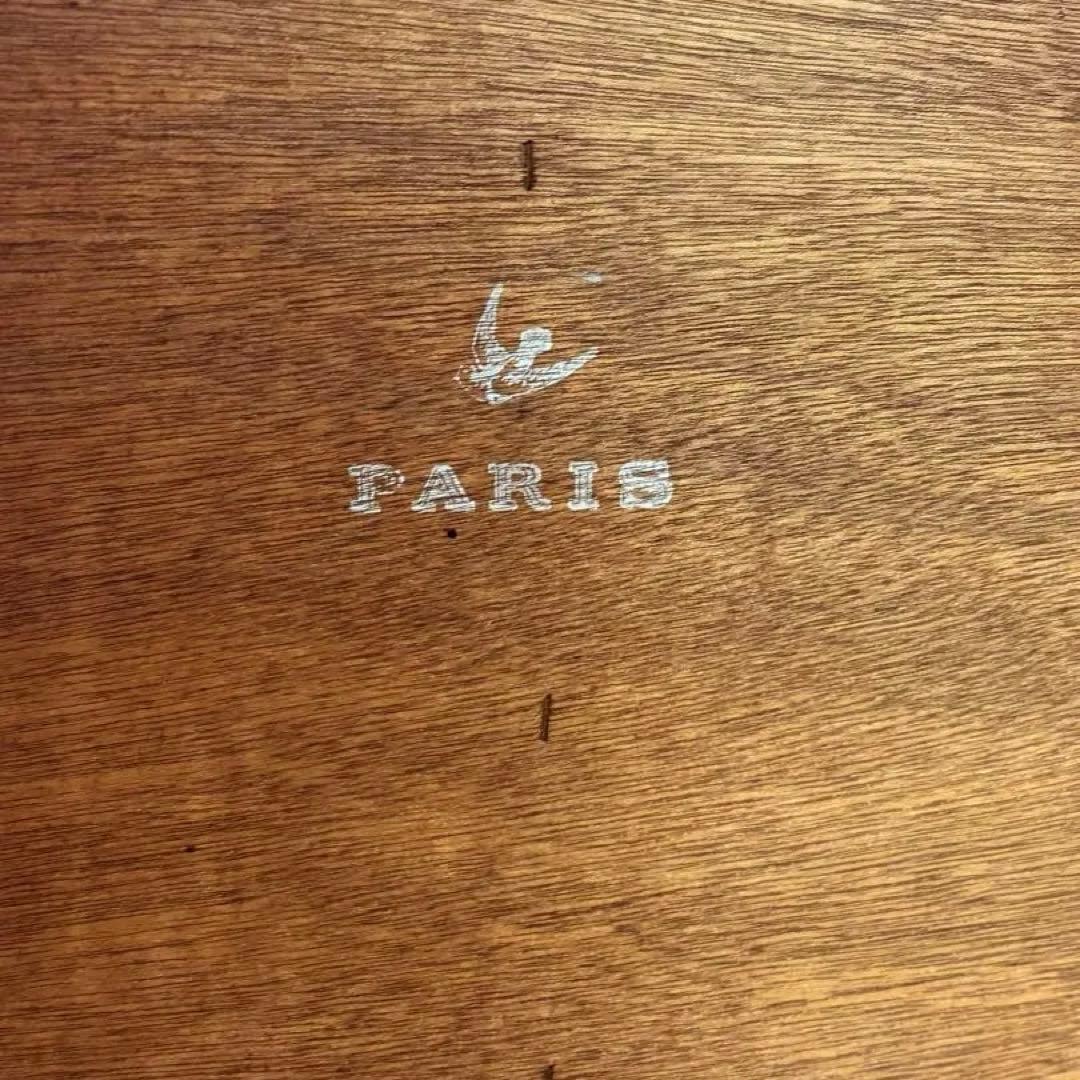 【 フランス 調 ビンテージ 木製 チェスト】真鍮取っ手 キャスター付き