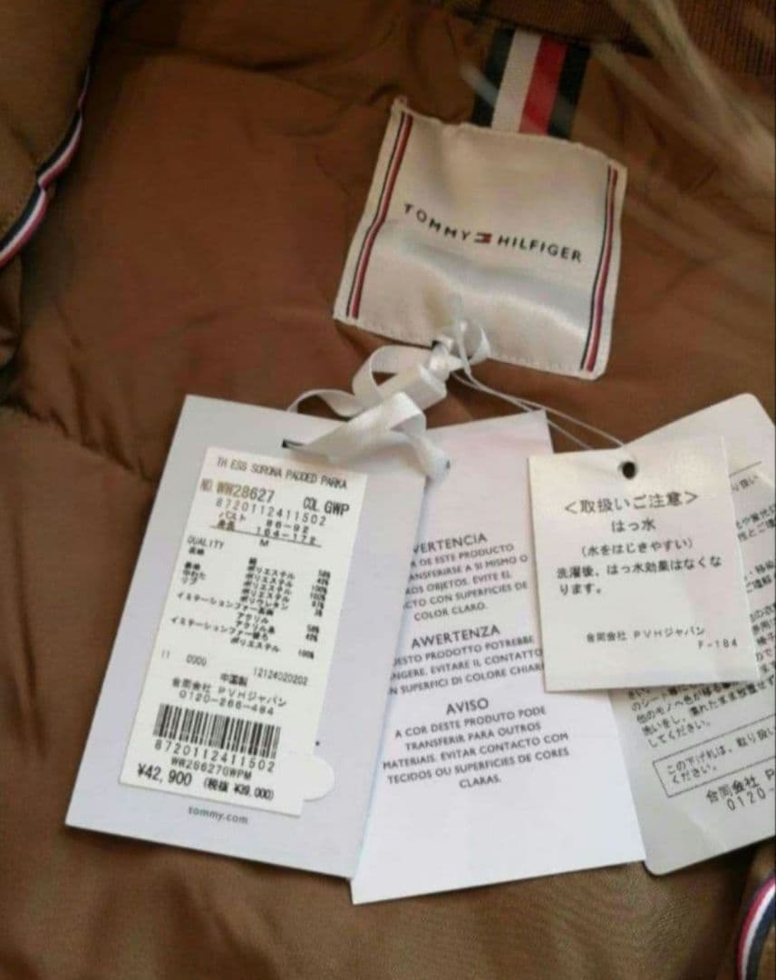 トミーヒルフィガー*新品！アウターコート*4,2万**
