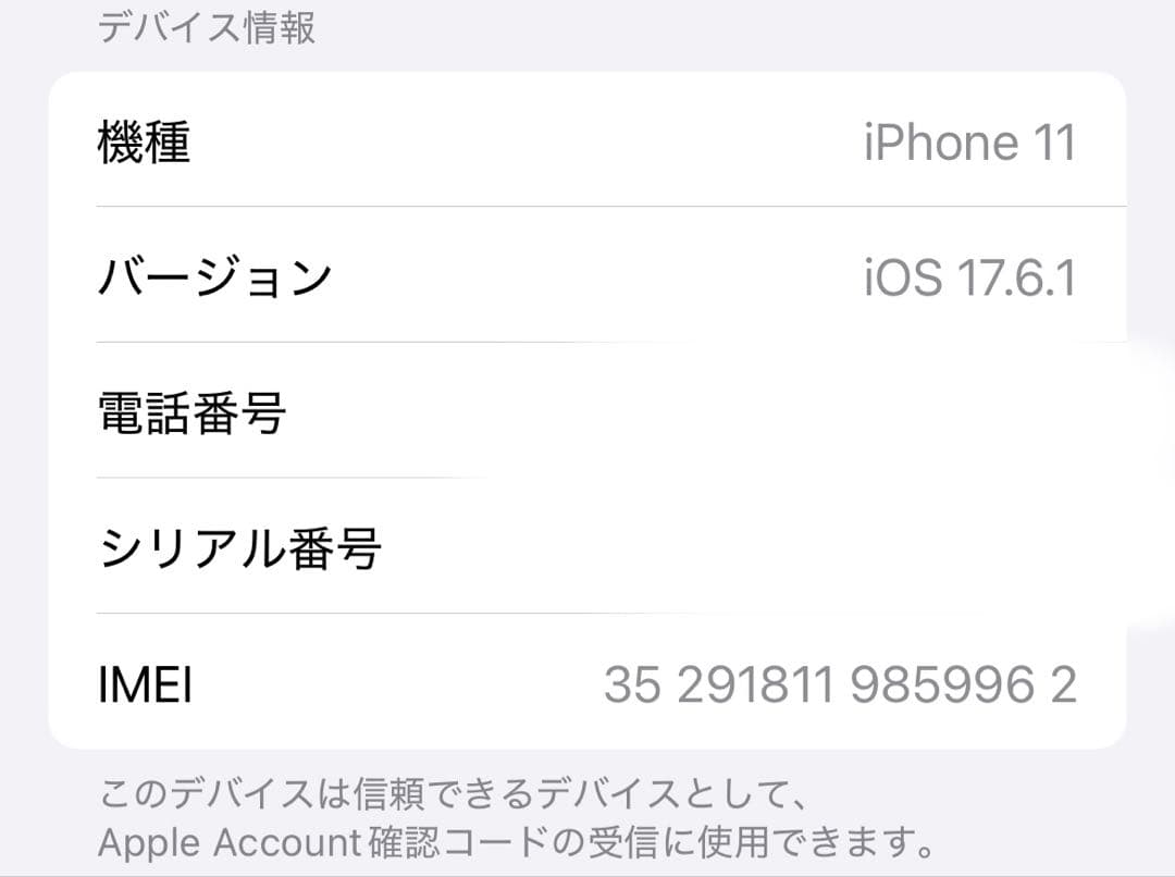 iPhone11 本体 画面ひび割れ ジャンク