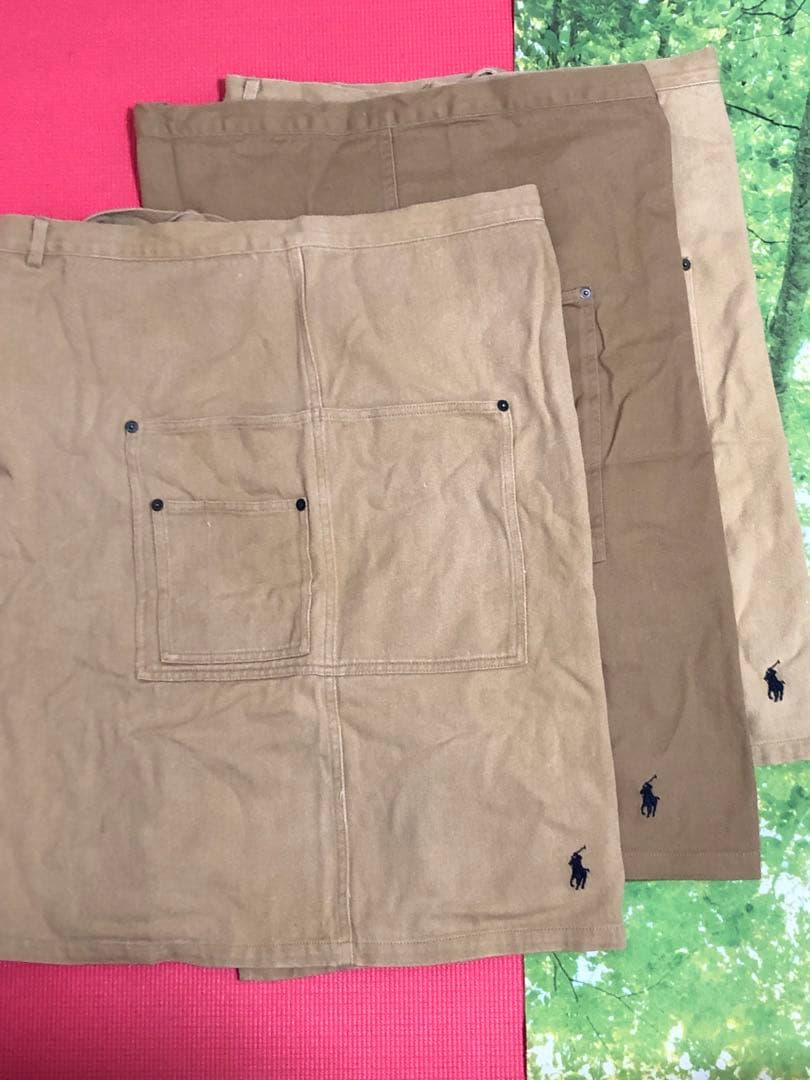 ポロ・ラルフローレン 腰巻きエプロン 3枚セット