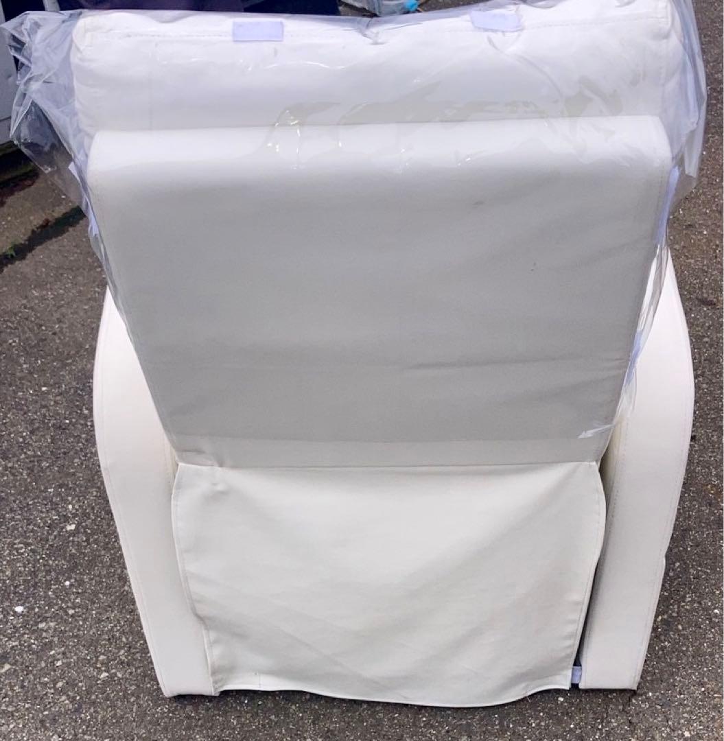 ☆march様々専用ページ☆ホワイト リクライニング 1人掛けソファ