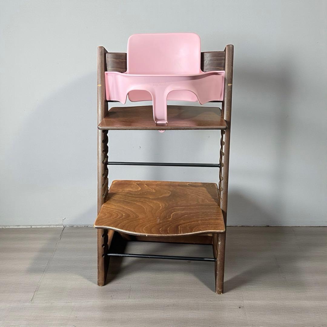 mitu♡　ストッケ トリップトラップ ベビーセット ダークブラウンピンク