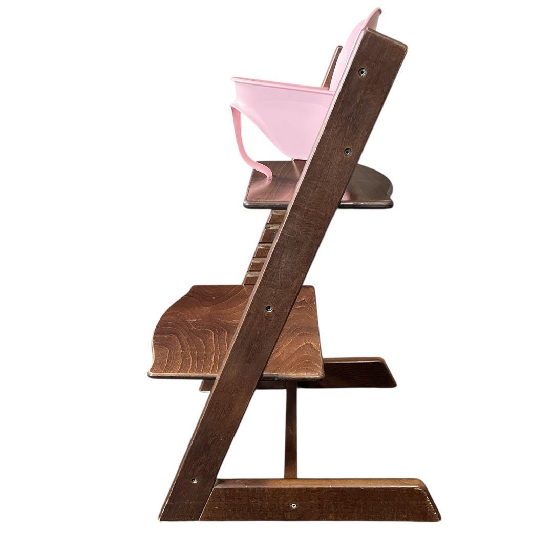 mitu♡　ストッケ トリップトラップ ベビーセット ダークブラウンピンク