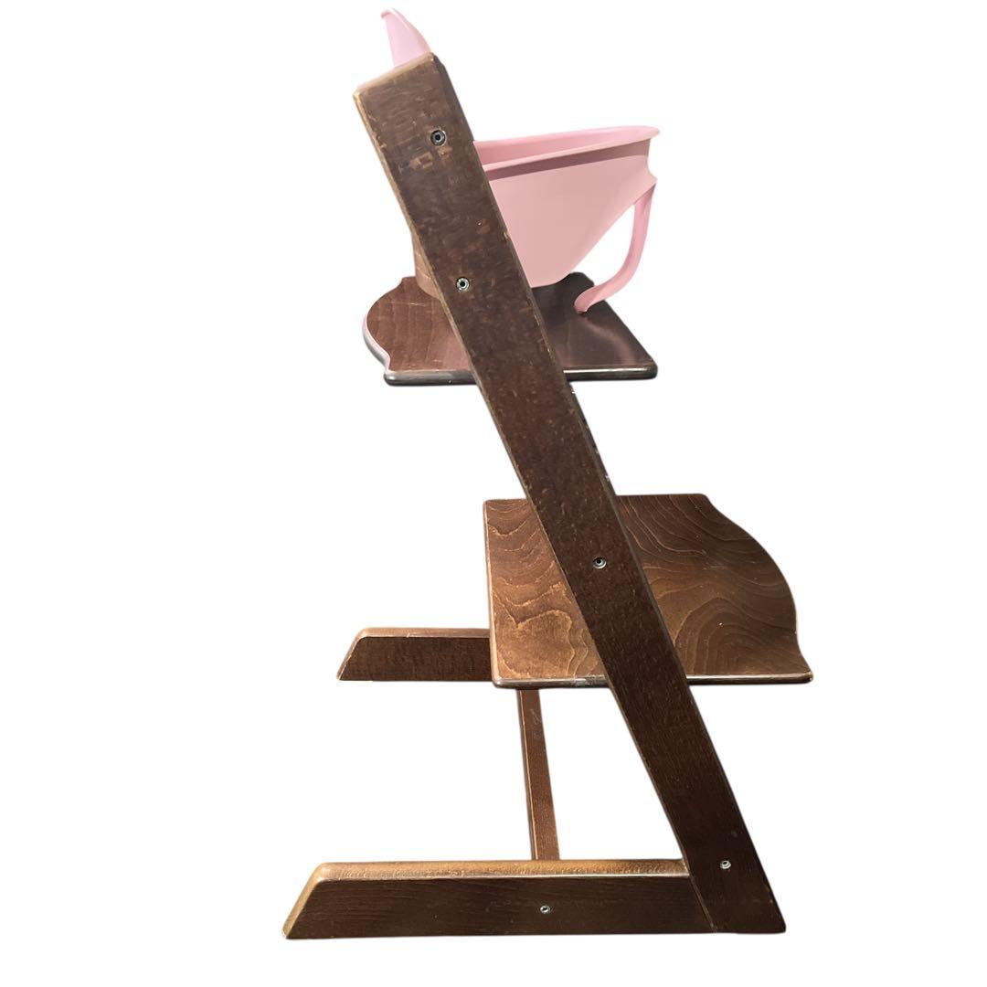 mitu♡　ストッケ トリップトラップ ベビーセット ダークブラウンピンク