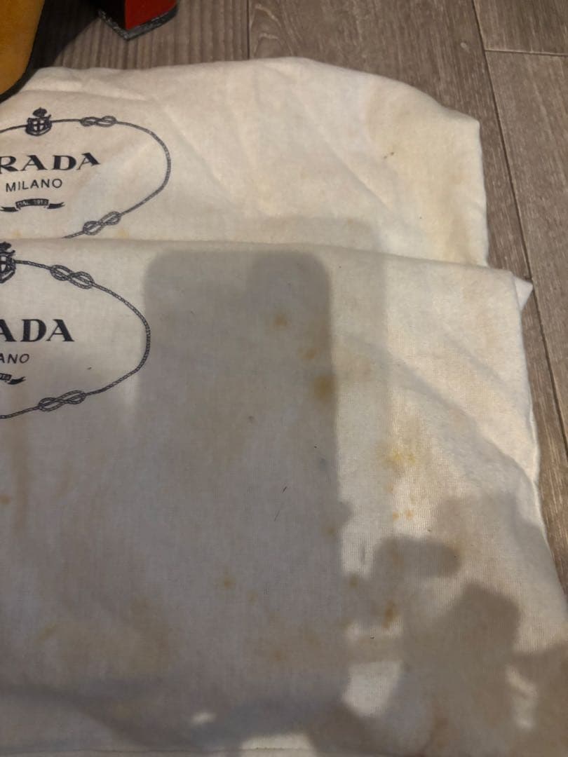 PRADA 1999年 ブーツカブトムシと落ち葉 24.5 プラダ