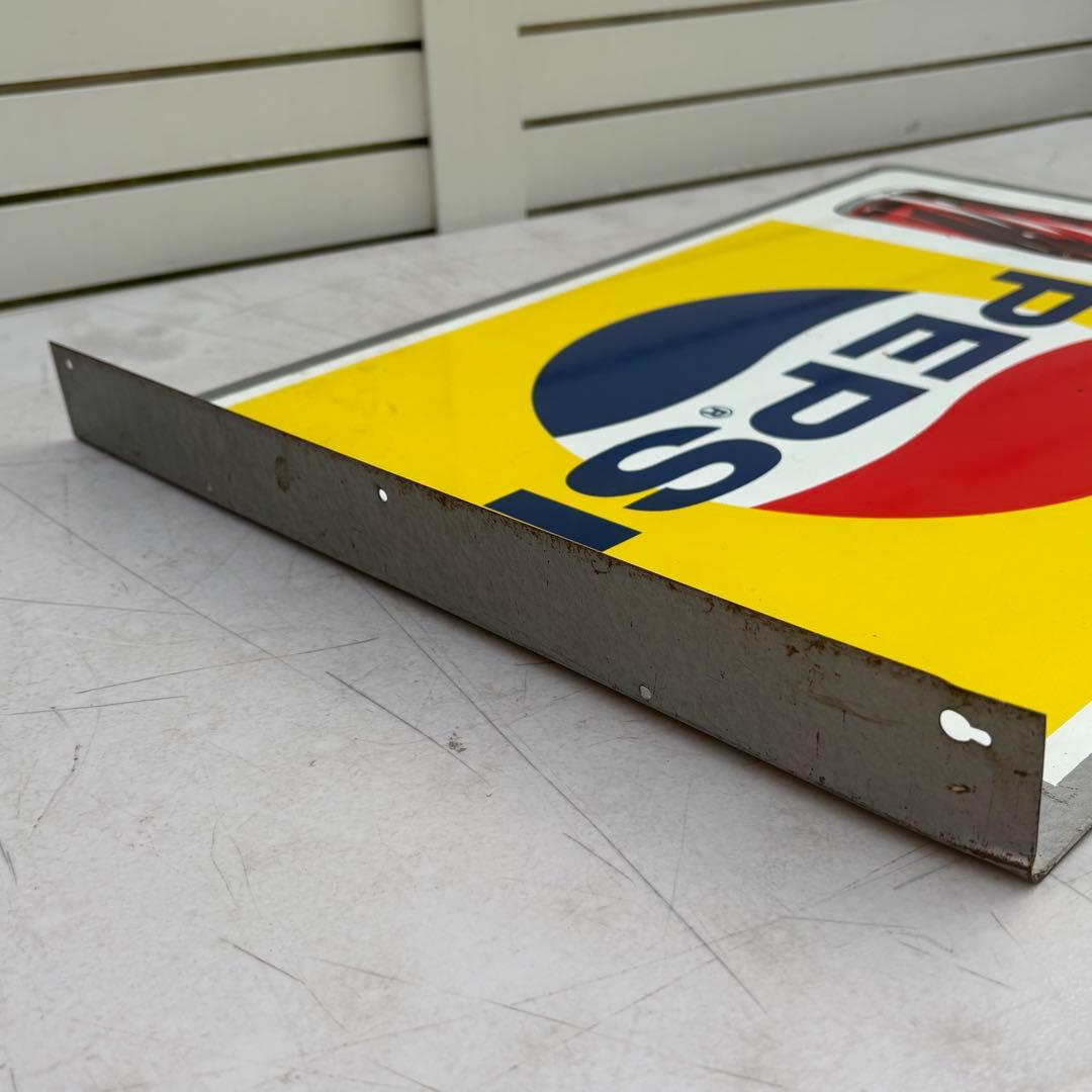 希少■昭和レトロ■状態良品■昔のペプシの看板■