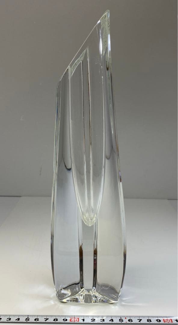 専用　☆洋3バカラ　フラワーベース　高さ32.8㎝　タエサ　東Y6-1120①