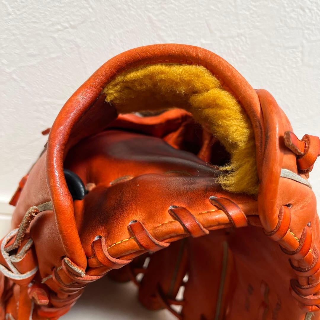 Mizuno Pro 硬式グローブ 投手用/左投用 オレンジ