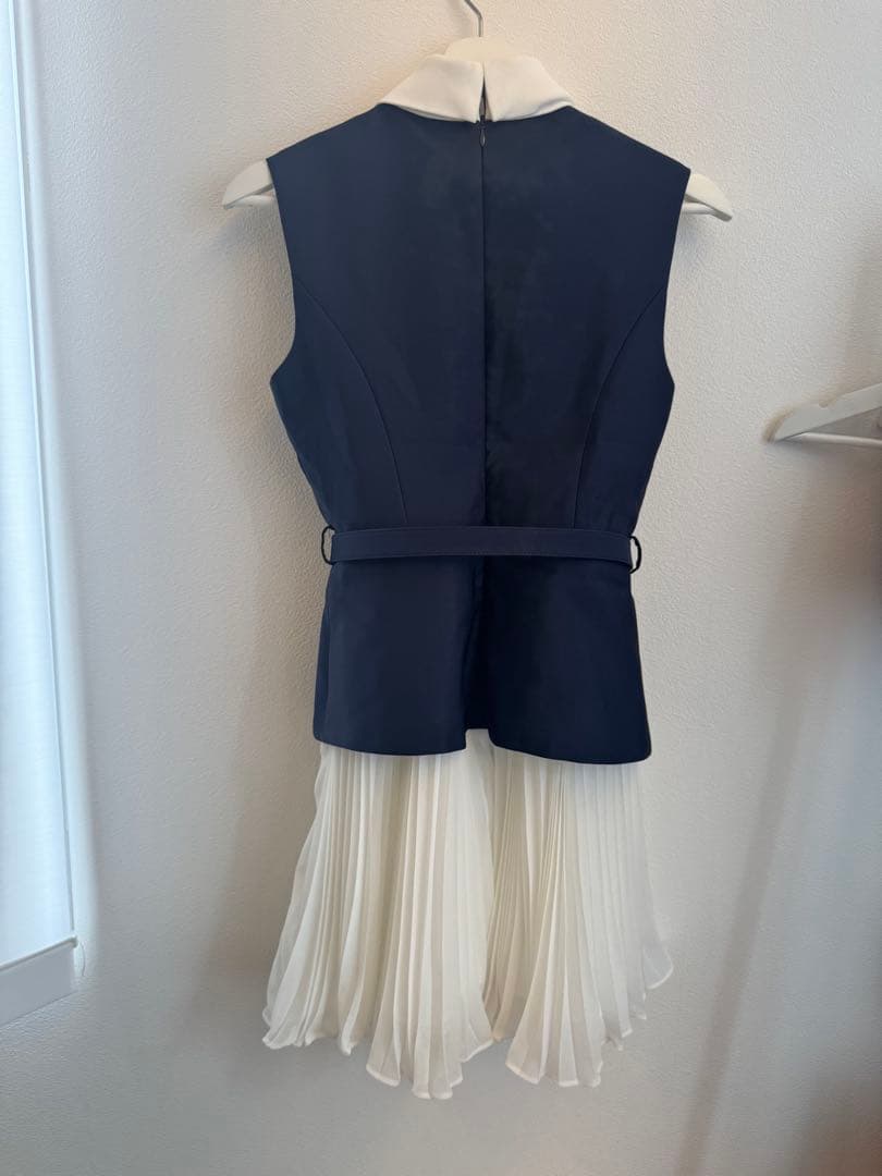 セルフポートレイト　切り替えワンピース