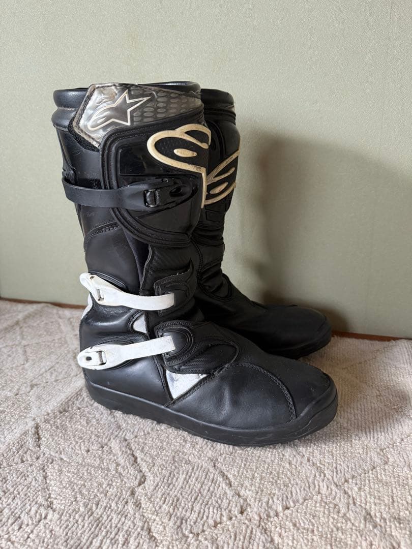 Alpinestars バイクブーツ ブラック/ホワイト トライアルブーツ