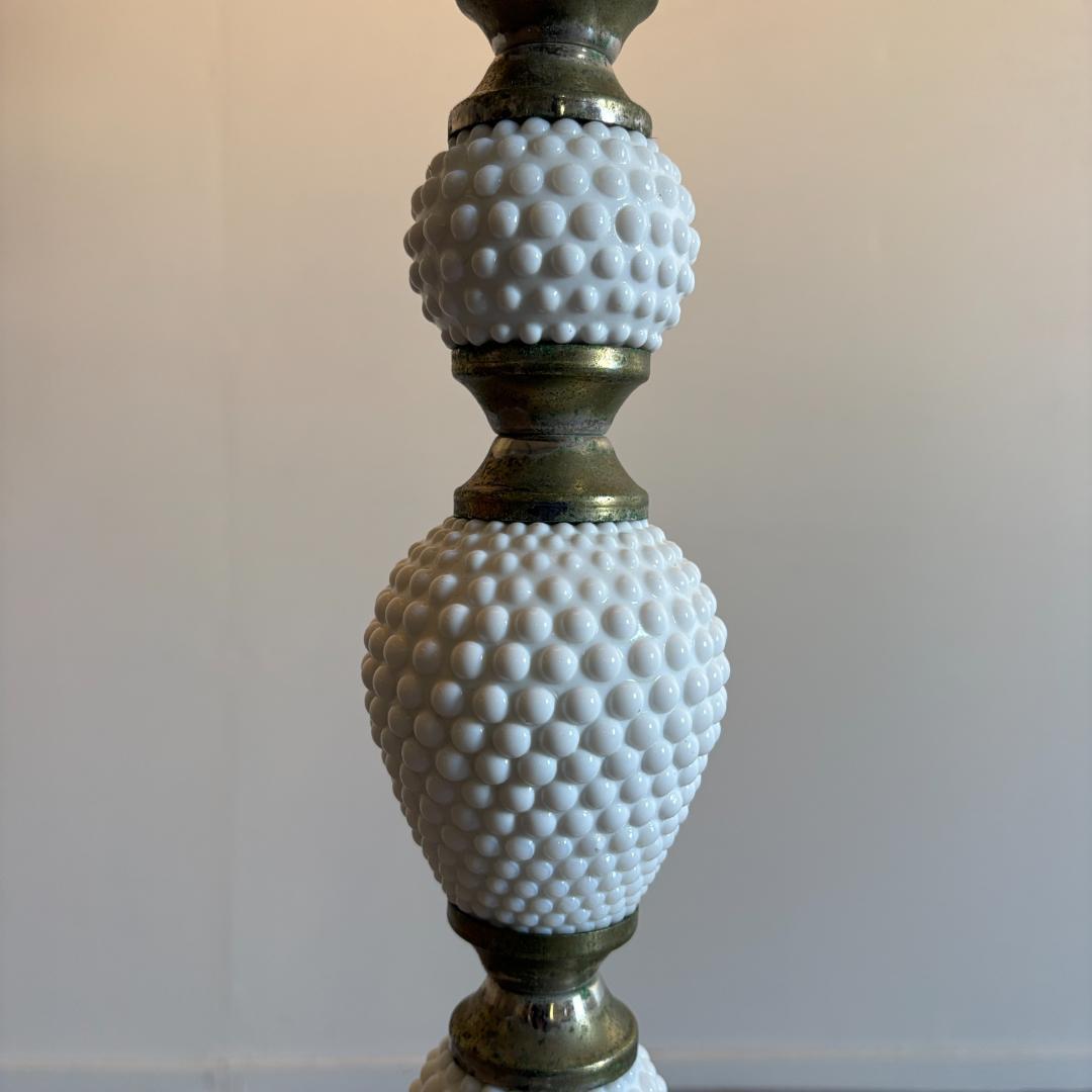 アンティーク 真鍮×セラミック スタンドライト