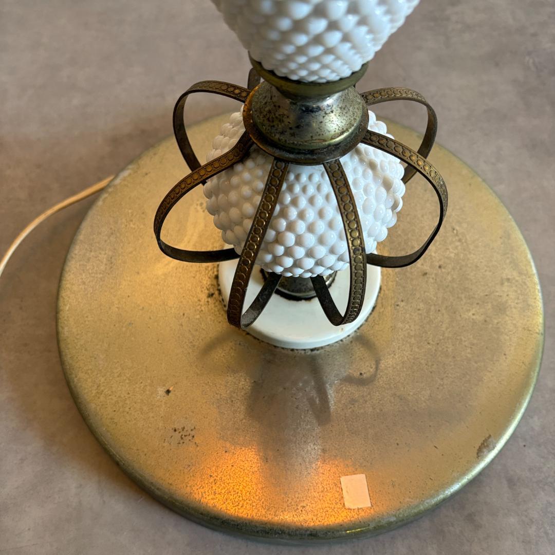 アンティーク 真鍮×セラミック スタンドライト