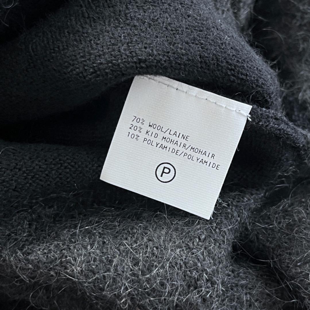 NICOLE FARHI Vネックニット XL ニコル・ファーリ モヘアセーター