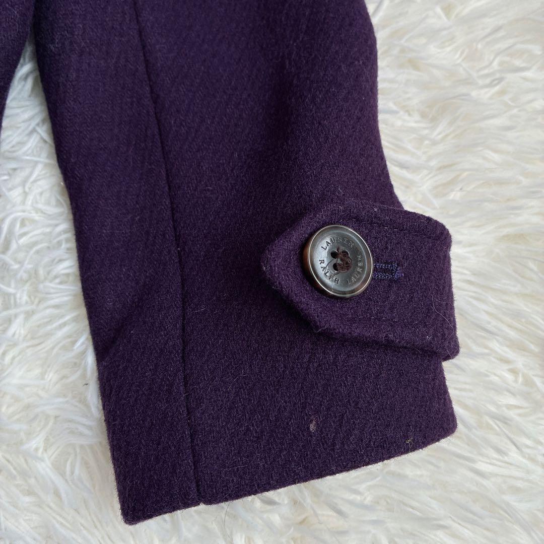 【希少柄】ローレンラルフローレン　馬具柄裏地Pコート綾織り　現行タグ　ピーコート