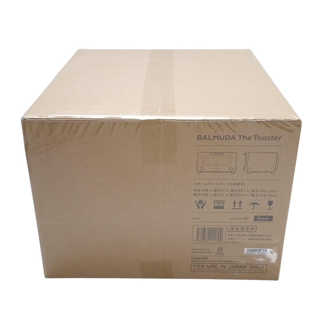 s*n様 【新品未開封】バルミューダ 黒 スチームトースター K11A-BK ②