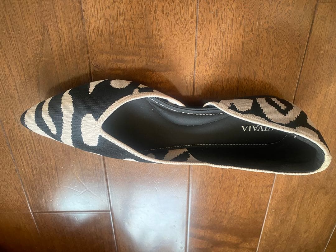 VIVAIA アニマルプリント フラットシューズ