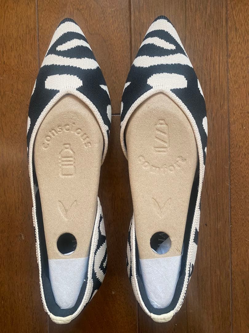 VIVAIA アニマルプリント フラットシューズ