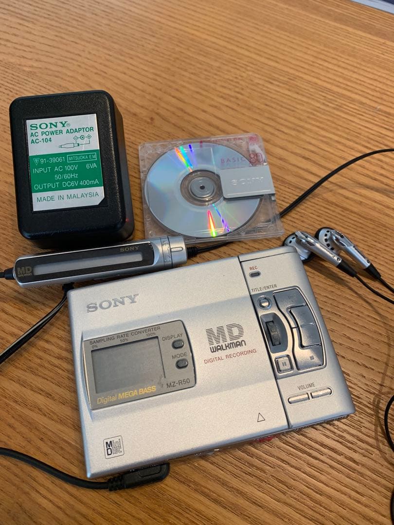 SONY MZ-R50 MDプレーヤー