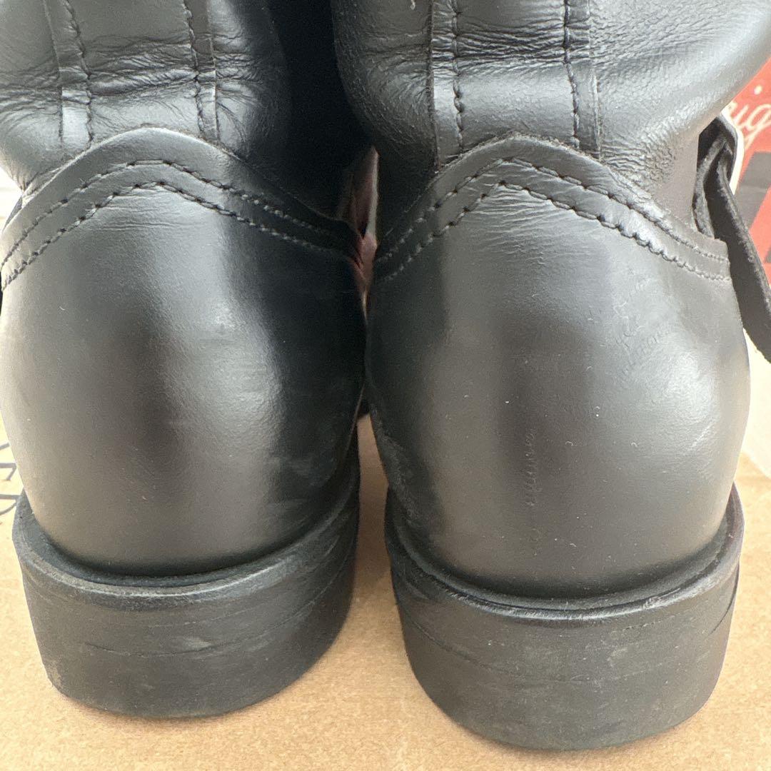 【再値下げ】Chippewa ブラック エンジニアブーツ