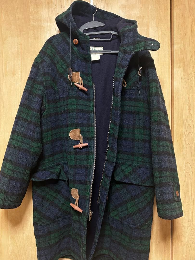 llbean ダッフルコート　ブラックウォッチ　スペシャル　90s USA製