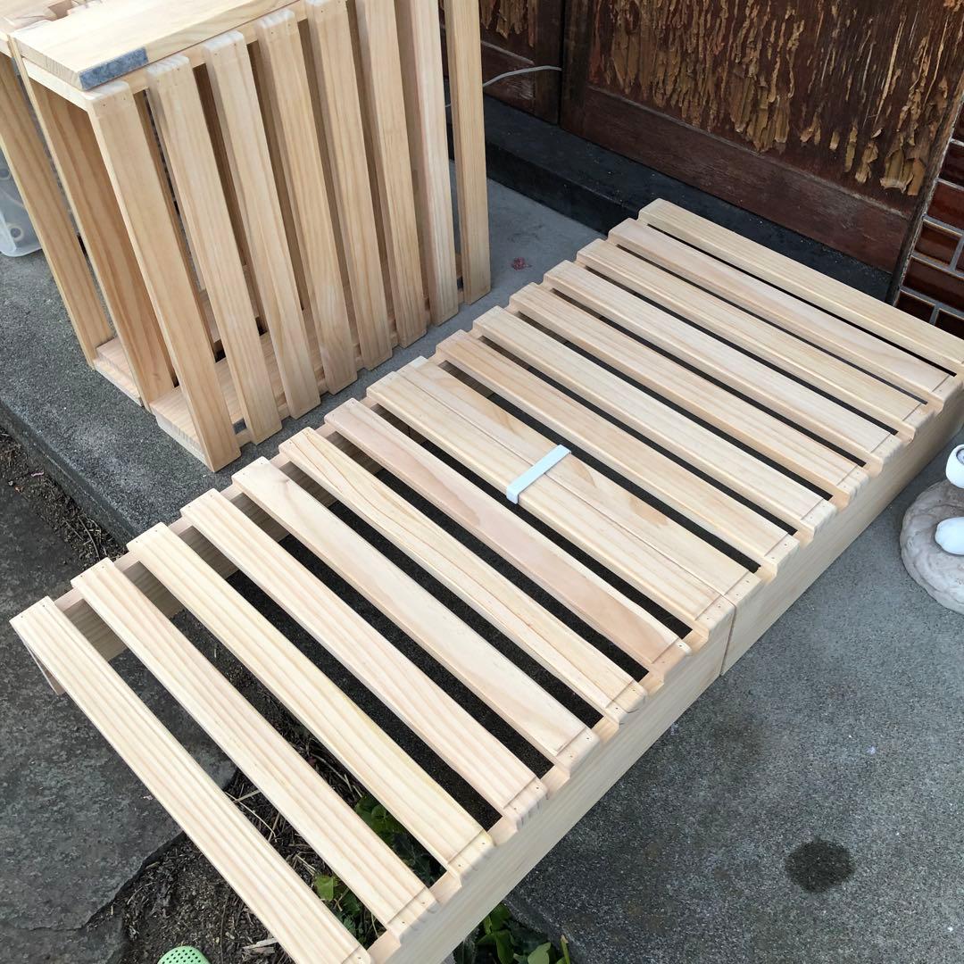 すのこ パレットすのこベッド スノコベッド 6枚 ①