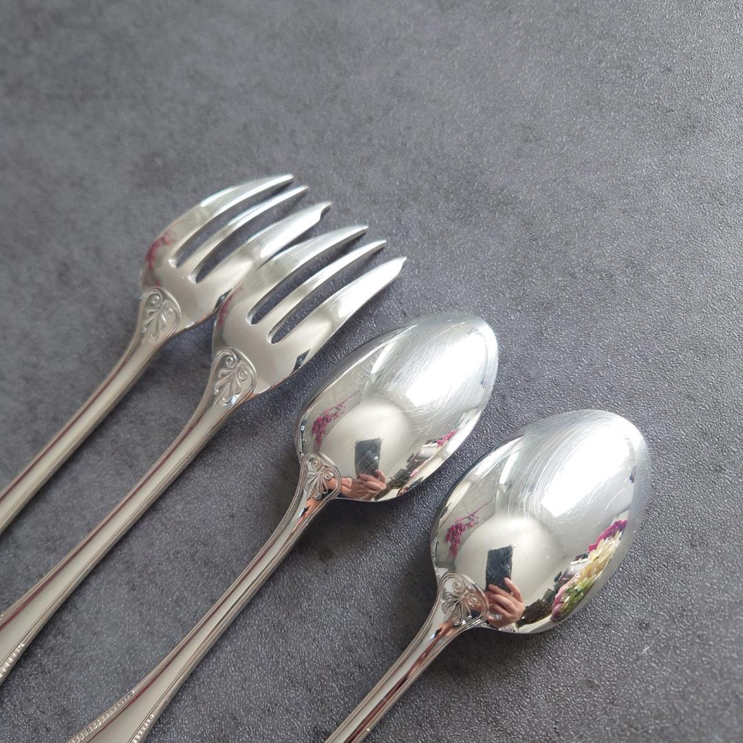 クリストフル マルメゾン ケーキフォーク コーヒースプーン 4点