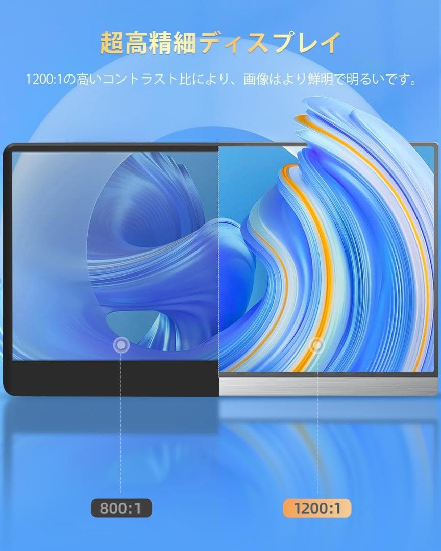 ✨最新版15.6インチモバイルモニター✨EVICIV♡156J10 欠品あり✨