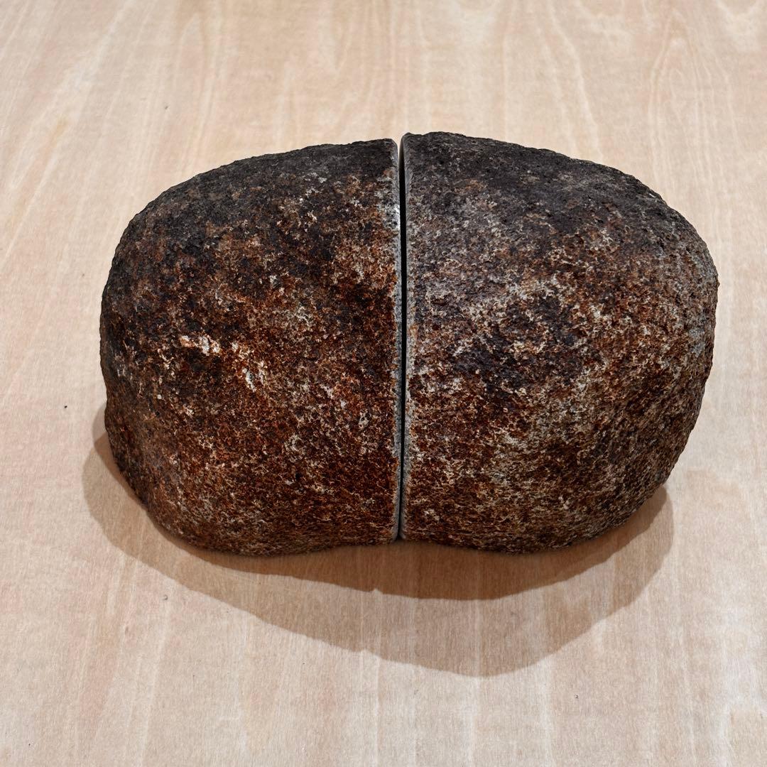 錆石(玄武岩) ブックエンド