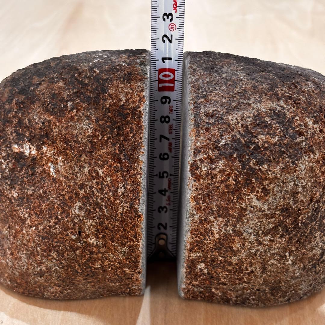 錆石(玄武岩) ブックエンド