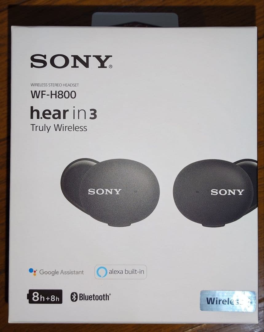 SONY WF-H800 ブラック ワイヤレスヘッドホン