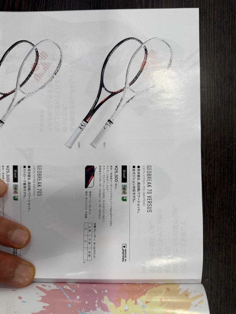 ソフトテニスラケット ジオブレイク70vs ￼ヨネックス￼