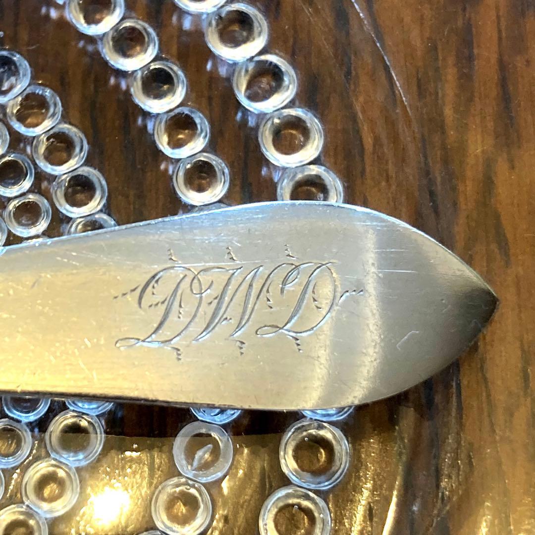 傷あり　Tiffany 純銀　ティーキャディー　スプーン　Faneuil