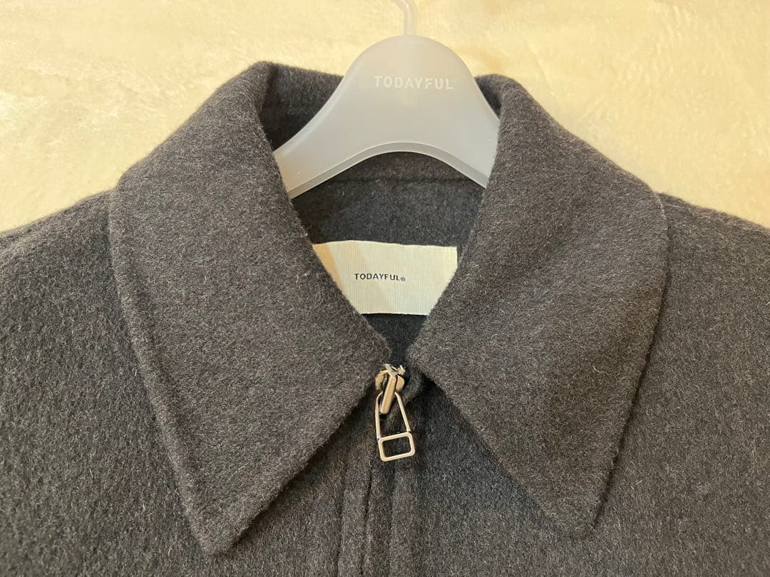 TODAYFUL トゥデイフル Wool Zip Blouson 38