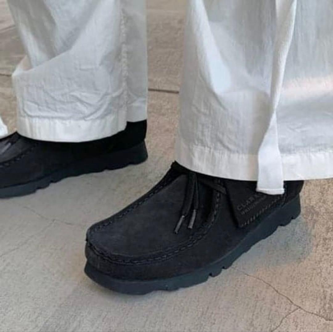 Clarks BEAMS別注 Wallabee GORE-TEX ダークネイビー