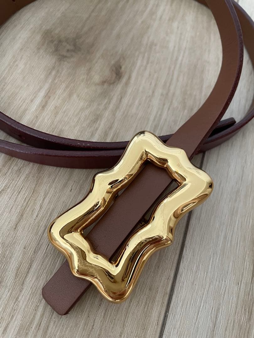 【美品】A VACATIONリボンベルト　リバーシブル