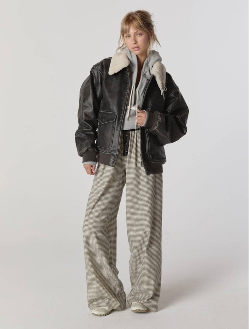 ジャケット・アウター Glowny AIR FORCE LEATHER JACKET