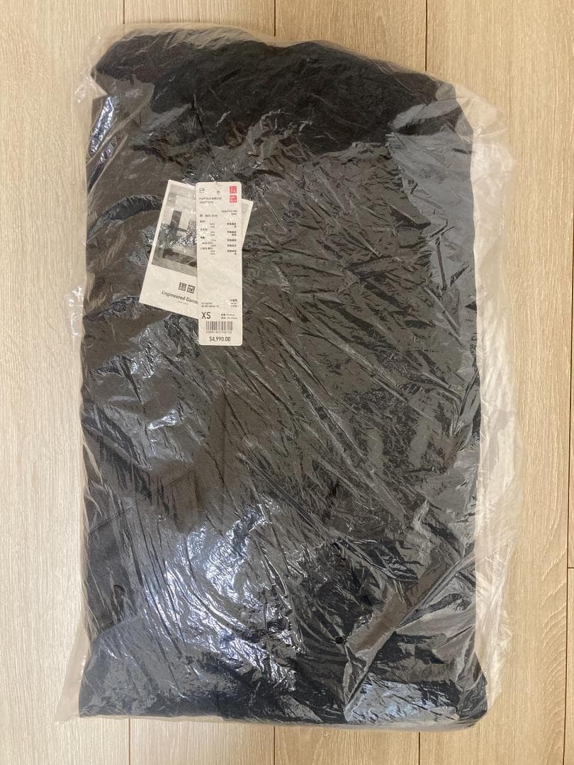 ユニクロ&エンジニアードガーメンツ パフテックフーディッドコート XS グレー