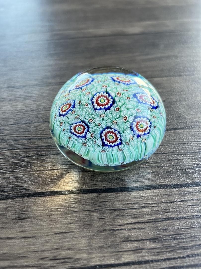 極美品！【murano】ムラーノ(ベネチアン)ガラスのペーパーウェイト