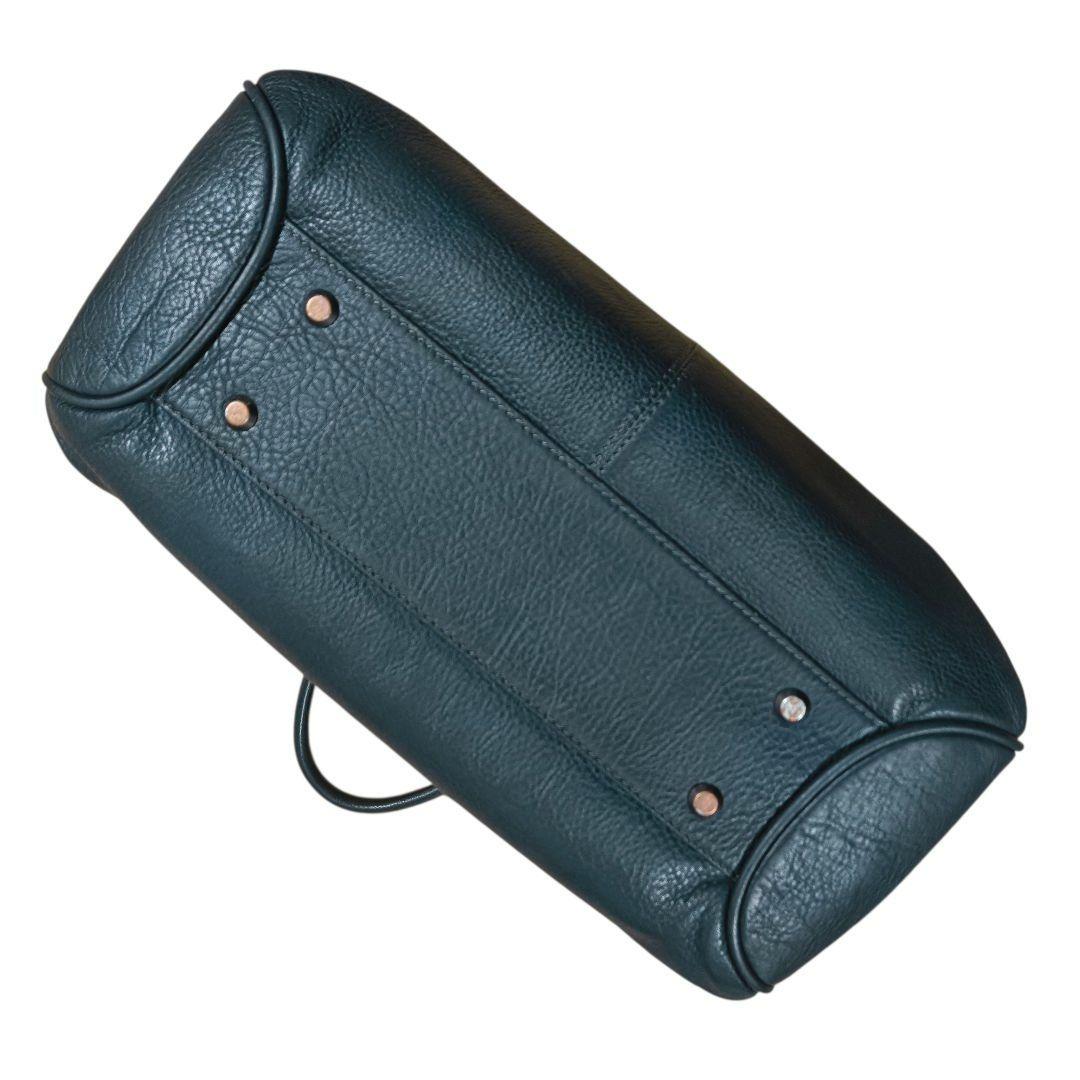 FUJITAKA フジタカ　ビジネスバッグ　トートバッグ　シボ革　A4　ネイビー