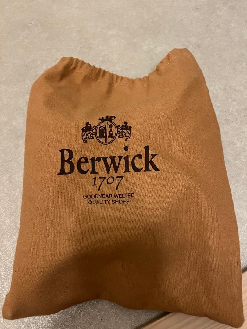 Berwick 1707 ブラックレザーシューズ 5224 最終値下げ中